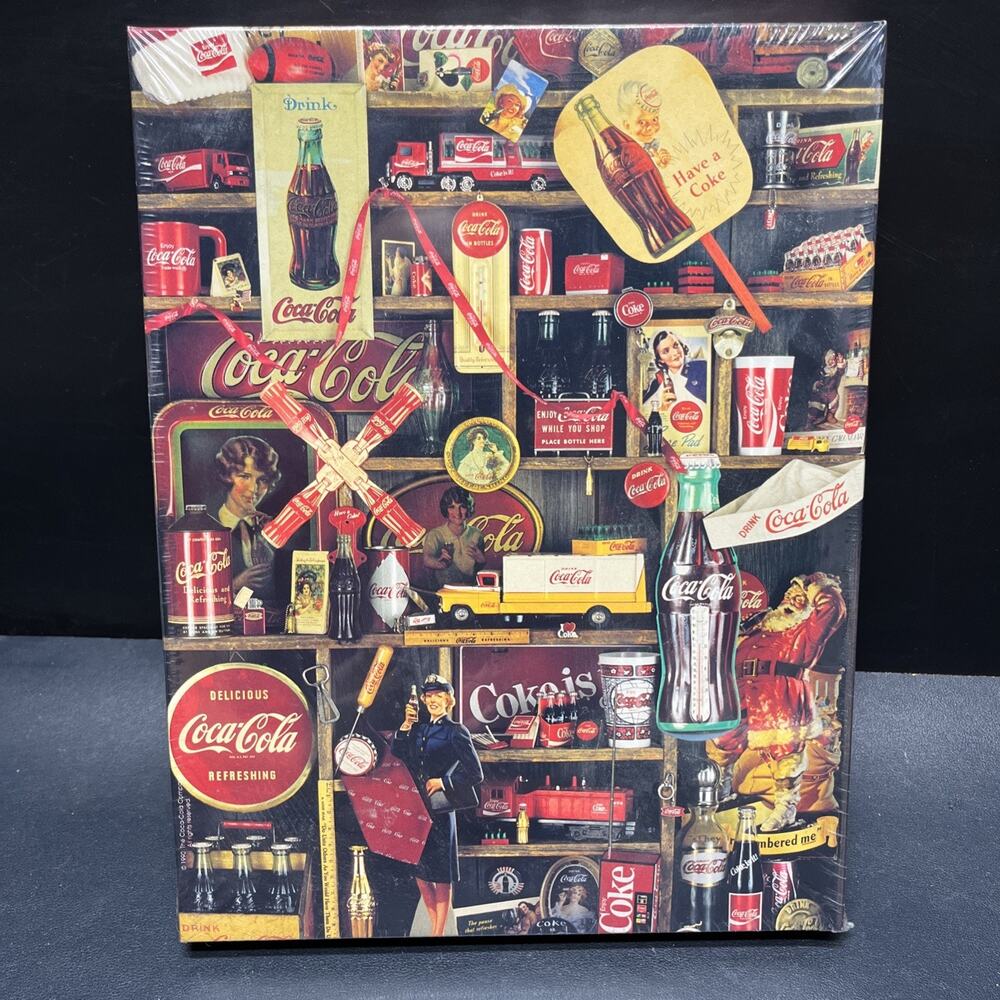 Hallmark Springbok Puzzle Coca-Cola “Coke Is It!” 500 Piece Jigsaw 1986 SEALED